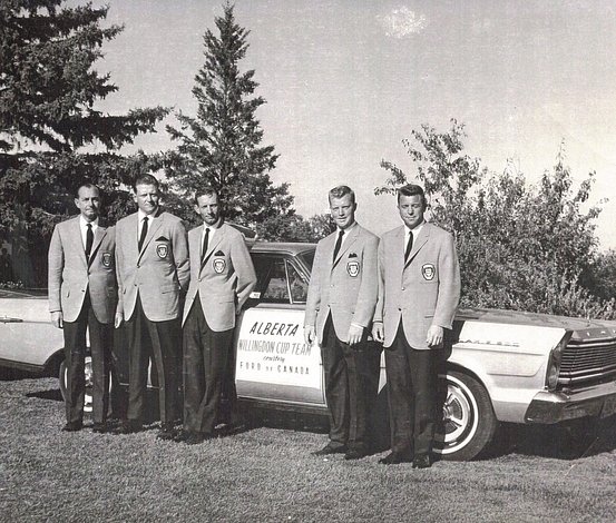 1965 Willingdon Cup - Ed Thomes, Doug Silverberg, Keith Alexander, Ray Rhoader, Bob Wylie
